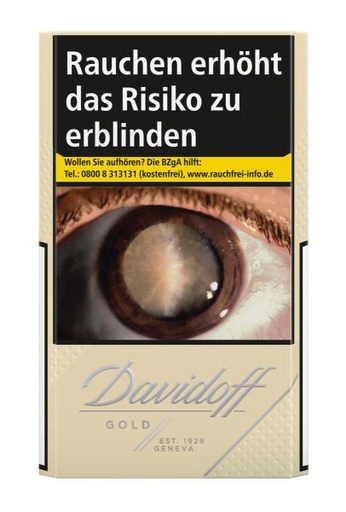 [P0022834] Davidoff Zigaretten Gold 20 St.